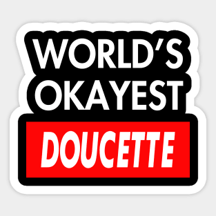 Doucette Sticker